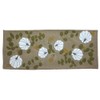 Home Collection by Raghu White Pumpkin Table Runner