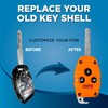 USA-Made for Honda Key Fob Shell | Crack-Resistant & Durable