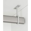 Gedotec Cupboard Rail Bearing Centre Support Bracket for Clothes Rail