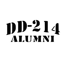 DD-214 Alumni Decal for Car, Truck, Funny, Tumbler, Window, Motorcycle, Helmet, Bumper, Decal for Laptop, Phone, Home Decoration