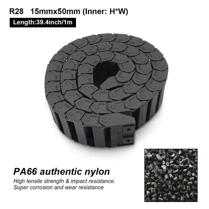 LMioEtool R28 15mm x 50mm(Inner H x Inner W) Black