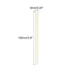 MECCANIXITY Alumina Ceramic Rod Solid Cylinder Whetstone 6mmx100mm Sharpening for
