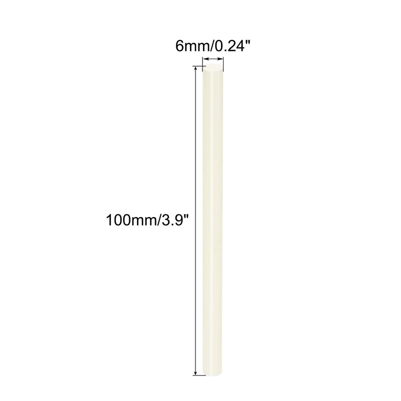 MECCANIXITY Alumina Ceramic Rod Solid Cylinder Whetstone 6mmx100mm Sharpening for