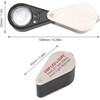 Rechargeable 30x Jewelers loupe with Light and Four Types of