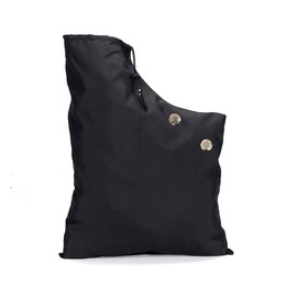 IKOPFLN Pack of 1 Universal Leaf Vacuum Bag with Drawstring with Air Holes - Black, V