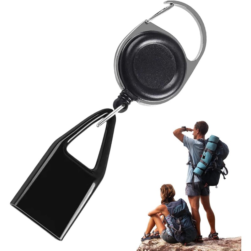 2 Piece Pants Lighter Clip,Retractable Lighter Belt,Anti Lost Retractable Lighter