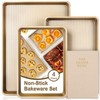 4-Piece Baking Set, 1×Blank Recipe Book & 3×Cookie Sheet Baking