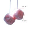 Car Fuzzy Dice - 1 Pair Plush Car Interior Dice