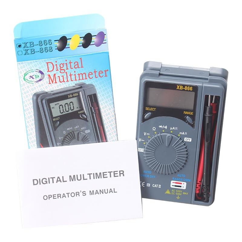 DTY Auto Range AC/DC Voltage Current Continuity Resistance Pocket Compact