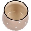 KOTARBAU® Ceramic Flower Pot Planter Diameter 110 mm Beige in