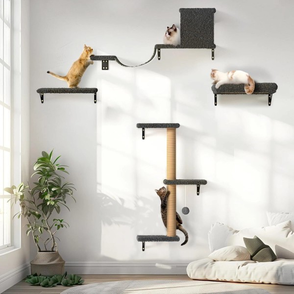 No Brand Cat Wall Shelves, Stable & Safe 4 in