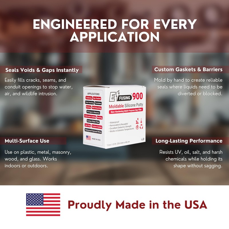 900 Moldable Silicone Putty - Gray Circular Shape