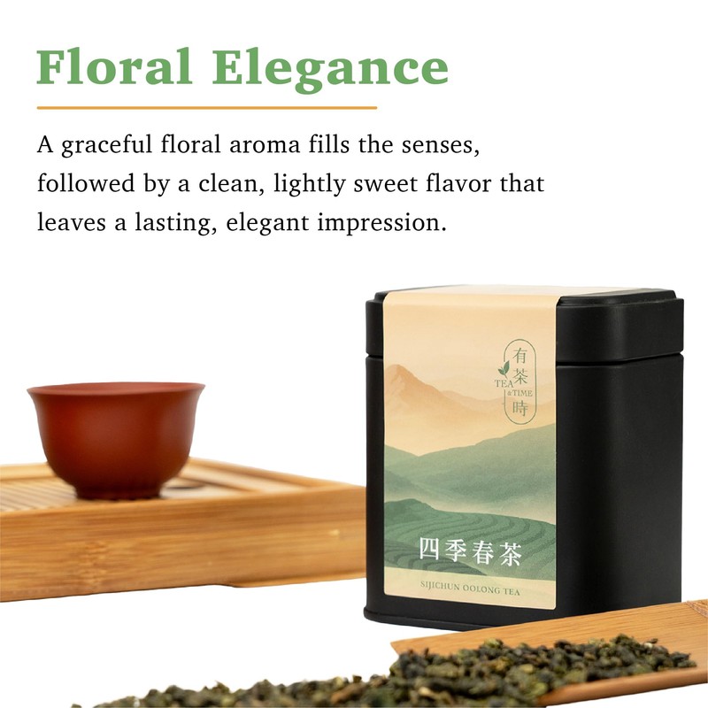 TEA & TIME Oolong Tea Loose Leaf – Four Seasons