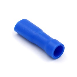 Baomain Blue Female Insulated Spade Wire Connector Electrical Crimp Terminal 16-14 AWG 2.8 x 0.5mm Pack of 100
