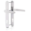 Genius® Upvc Door Handle Set White Sprung Lever/Lever - 92mm