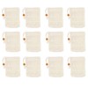 12 pcs Seifensäckchen, Naturfaser Seifentaschen Bio Seifentasche zum Schäumen oder