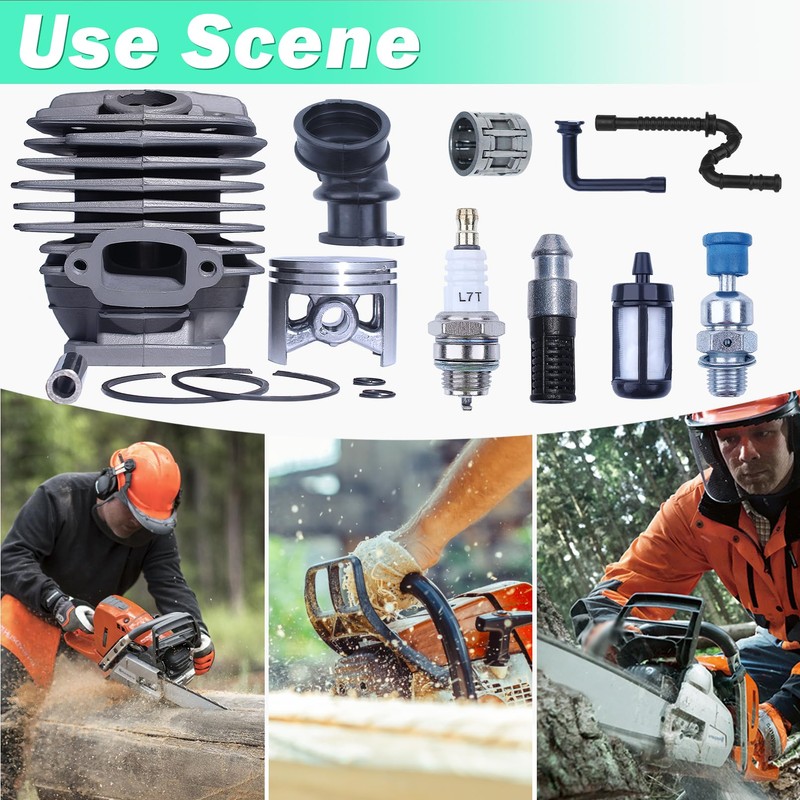 Adefol 48mm Cylinder Piston Kit for STIHL 036 034 MS360