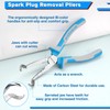 SPEEDWOX 8-Inch Spark Plug Removal Pliers Hose Grip Pliers Offset