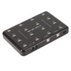 16‑Port Hub Industrial USB2.0 Expander Ultra‑High‑Speed 5V 3A Power Adapter(100‑240v)