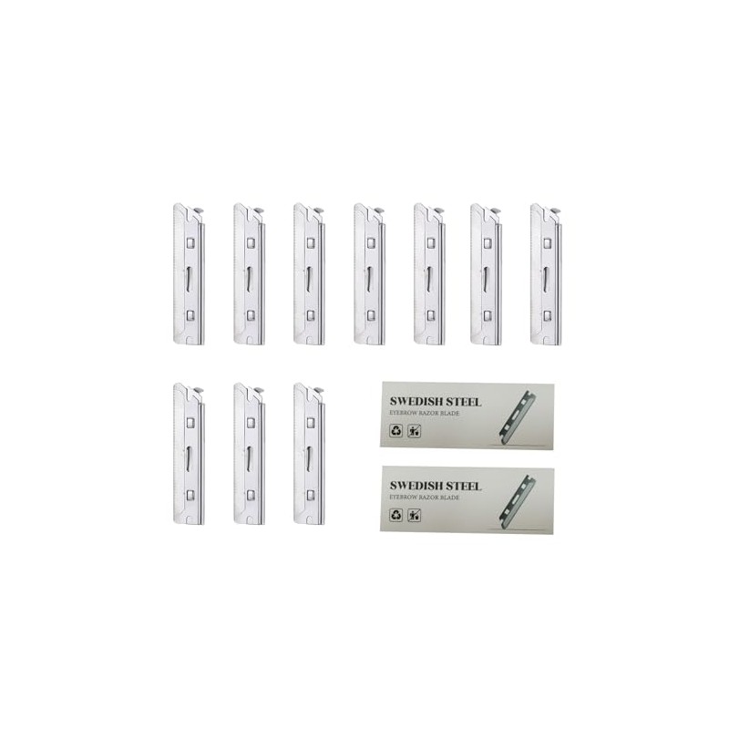 AioBos Face Sleigh Razor Replacement Blades, Pack of 10