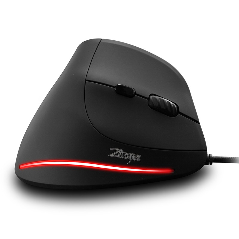 T-20 Mouse Wired Vertical Mouse Ergonomic Rechargeable 4 3200 movement