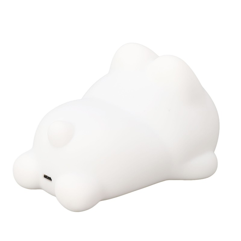 Cute Rabbit Night Light High Sensitivity Bunny Lamp Silicone Dimmable