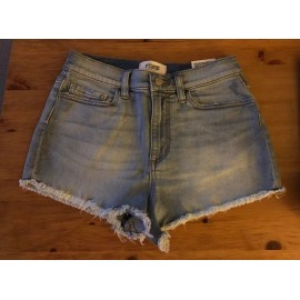 Victoria's Secret PINK Victorias Secret Shorts Denim High Waisted Cut-off Size 4 Stretch New w tag