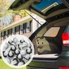 fKiZanthene Car Trim Clips, 50 Pcs White Plastic Trim Clips,