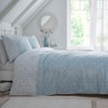 Dreams & Drapes - Light Blue Paisley Duvet Cover -