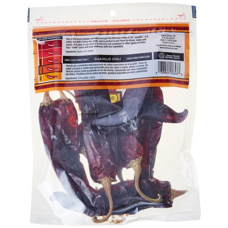 BADIA CHILI PODS GUAJILLO 3OZ
