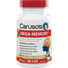 Caruso's Buy Carusos Mega Memory 60 Tablets Online