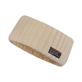 Clakllie Soft Cotton Winter Ear Warmers Headband Elastic Warm Knitted Head Wraps for Outdoor Skating Skiing Sports