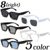 Eight TV Cut Sunglasses, Men's, Women's, Big Square, Black Eyewear,