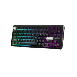 EPOMAKER TH85 QMK/VIA Wireless Gaming Keyboard, BT5.0/2.4GHz/USB-C, Hot Swappable Pre-lubed Custom Creamy Jade Linear Switches, Gasket Creamy Keyboard for PC/Mac/Office/Gaming (Black)