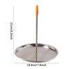 BBQ Vertical Skewer, Stainless Steel Barbecue Spit Skewer Grill, Chicken