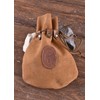 Battle-Merchant Medieval Leather Bag with Celtic Cross and Robust Leather