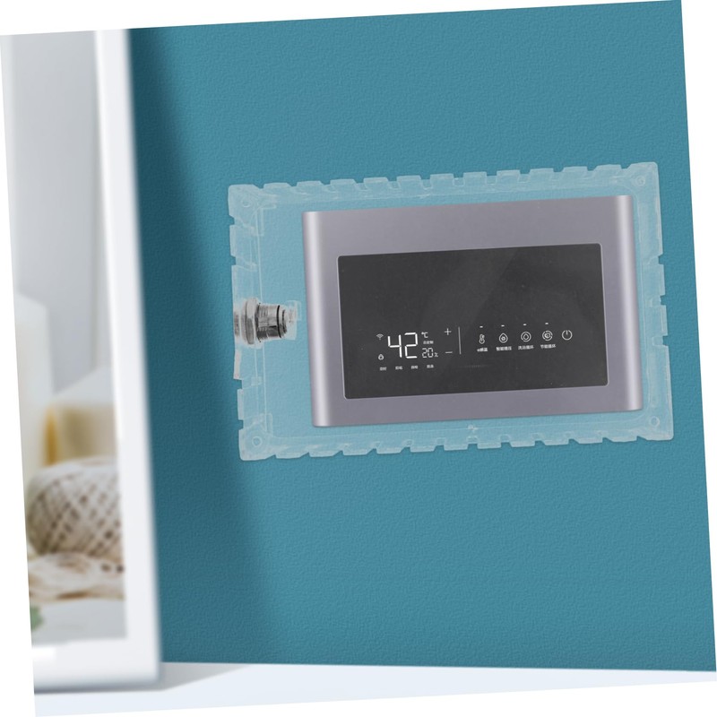 SHINEOFI Thermostat Protective Cover Key Hider Indoor Fits Clear Lock