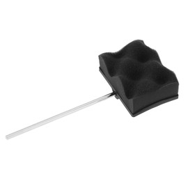 LT Easiyl 1Pc Bass Drum Beater Pad with Stainless Steel Shaft Suitable for Pedal Percussion Instrument Accessory Part 21.2x10cm