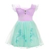 Lito Angels Mermaid Costume Princess Ariel Fancy Tulle Dress for