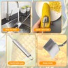 TOWEBOORY 3 Pack Corn Peeler with Long Handle, Stainless Steel