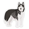 Vinyl Dog Sticker - choose from assorted breeds:_Siberian Husky