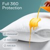 Niagara 4 Pack Waterproof Pillow Protectors Standard 20x26 Inches Smooth