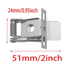 GWYAN 12 Pcs Lighting Spring Clip Panel Light Strong Spring Clips Spring Steel Embedded Lamp Accessories Suitable for Flat Panel Lights