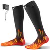VEVOR Heated Socks, 5000mAh Battery Powered, Rechargeable Heating Socks with