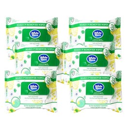 White Rain Boutique Collection Makeup Remover Wipes, Soft & Gentle, Oil-Free & Hypoallergenic, 7.4 x 7 in, 30 Count