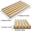 Yuanhe Domino Holder Trays Rack - Set of 4 Wooden
