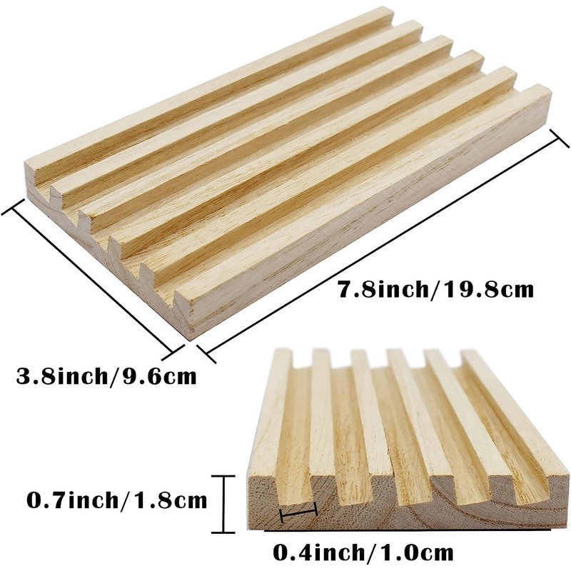 Yuanhe Domino Holder Trays Rack - Set of 4 Wooden