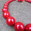 Yuhuan - Juego de Gargantilla y Arete de Perlas de