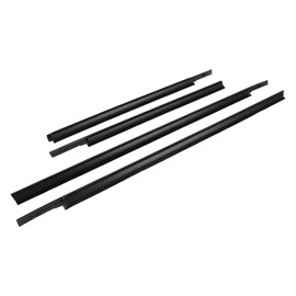 4Pcs Door Window Molding Trim for Suzuki Grand Vitara 2009 2010 2011 2012 2013 Car Outside Door Window Seal Belt Weatherstrip Replaces 83811-65J00 83821-65J00 83831-65J00 83841-65J00