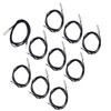 10Pcs Thermistor Sensor NTC Temp Temperature Probe 5x25mm Cylindrical Head